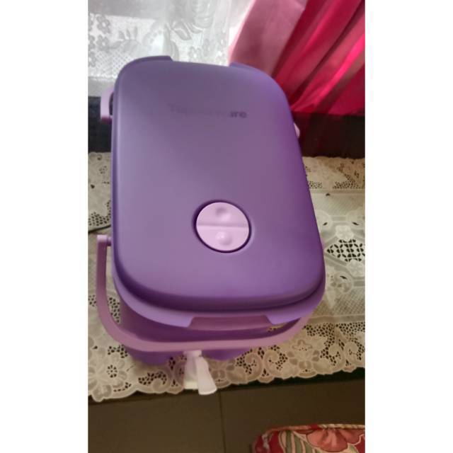 Dispenser bioglass / bio vortex Tupperware free sikat pembersih selang