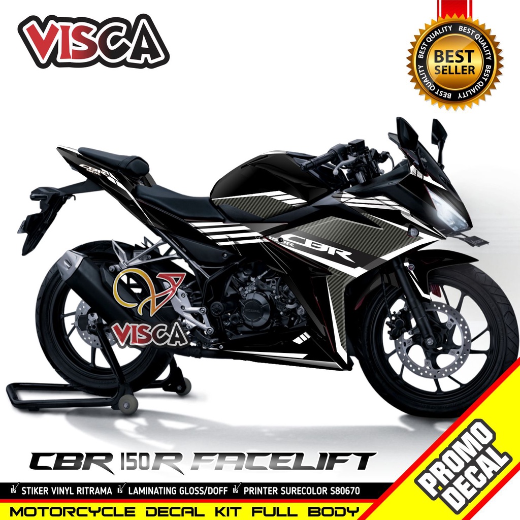 Decal CBR 150R Facelift Full Body Stiker CBR 150R Facelift Full Body Striping CBR 150R Facelift Full