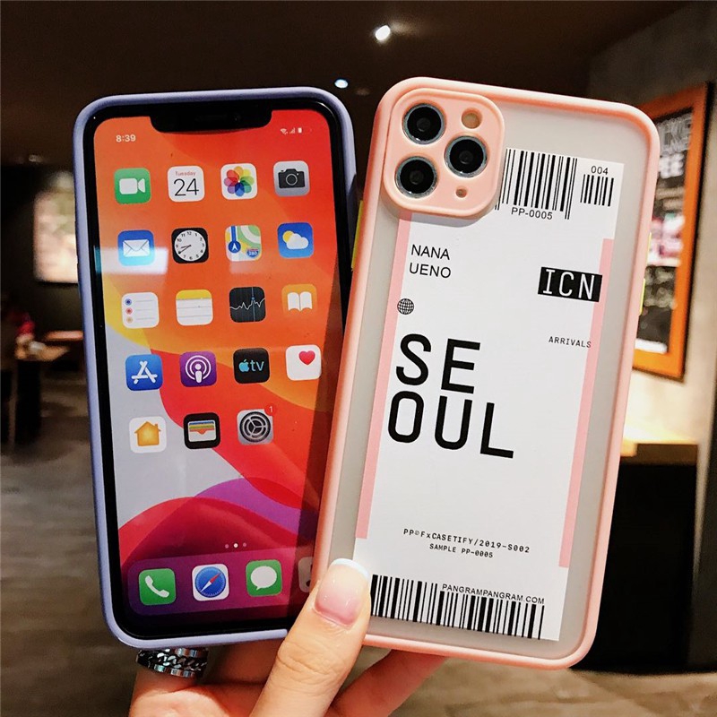 Case iPhone 12 Pro Max i12 mini Bahan Silikon Matte Transparan Untuk Iphone 11 X Xs Max Xr 6s 7 8 Plus