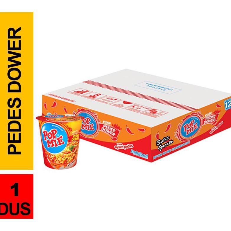 

{BISA COD} Pop Mie Kuah Pedas Dower 1 Karton Isi 75 gr x 12 pcs LIMITED EDITION [Kode 1|Kode 2|Kode