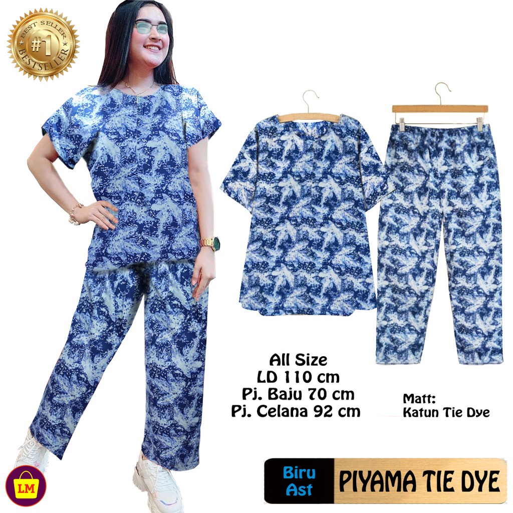 Baju Setelan Wanita Pakaian Wanita TIE DYE TERKINI TERBARU TERMURAH LMS 21743