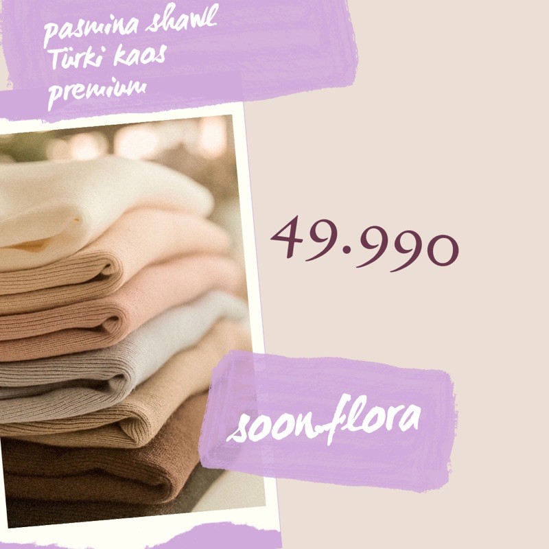 PASHMINA TURKI / SHAWL MALAYSIA