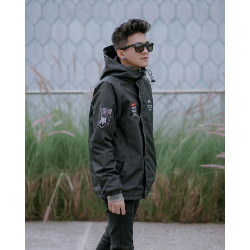 GENIOUS Jaket Casual Jaket Parasut Jaket Pria New