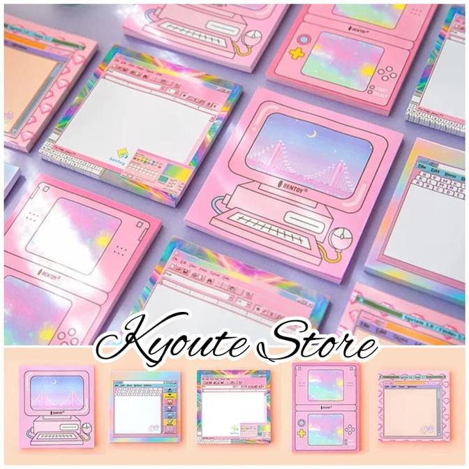 

Big Sale Memo pad Dekstop Computer Pink Creative Notepad Keren DIY Diary Memo - Satu Big Sale