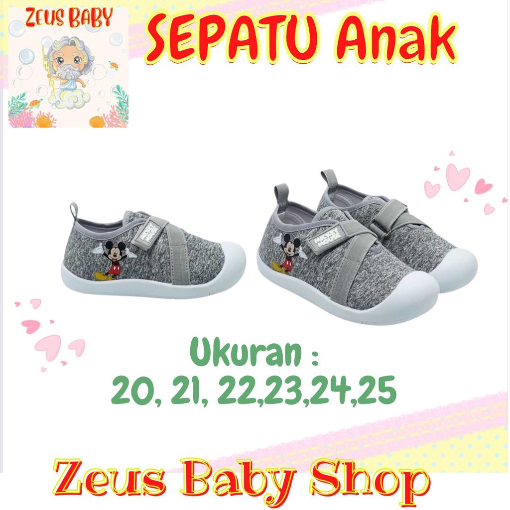 SEPATU MICKEY MOUSE ANAK LELAKI - ANAK COWO - SEPATU ANAK LAKI LAKI - SEPATU SNEACKERS ANAK LAKI LAKI