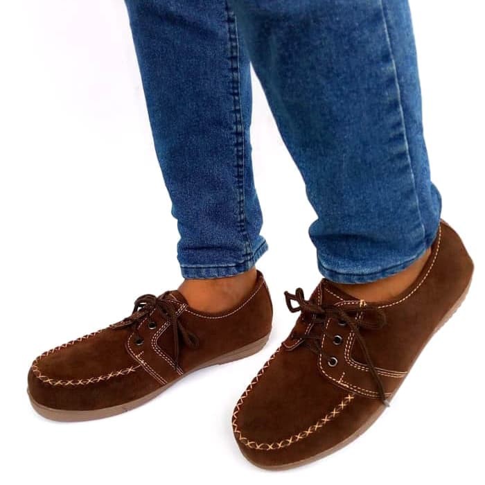 Sepatu Kasual Pria Kulit Asli Rasheda 013