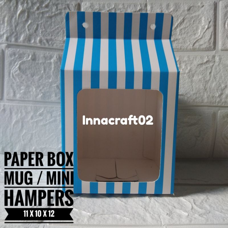 

Paper Box, Mini Gabble Box / Box Hampers 11x10x12 cm