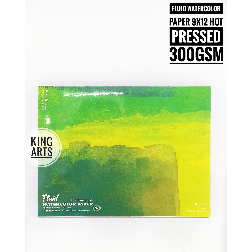 

Kertas Cat Air Fluid Speedball 9'x12' - Hot Pressed