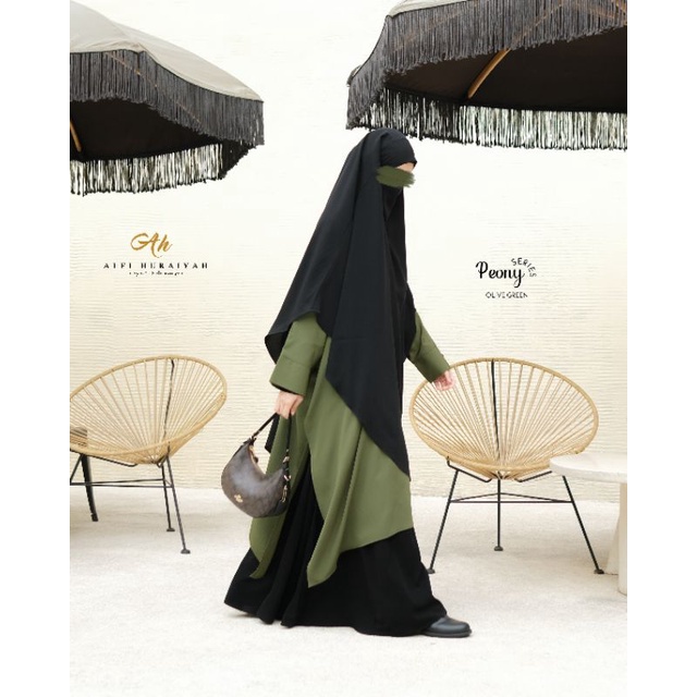 [Alfi Huraiyah] Gamis Peony Series