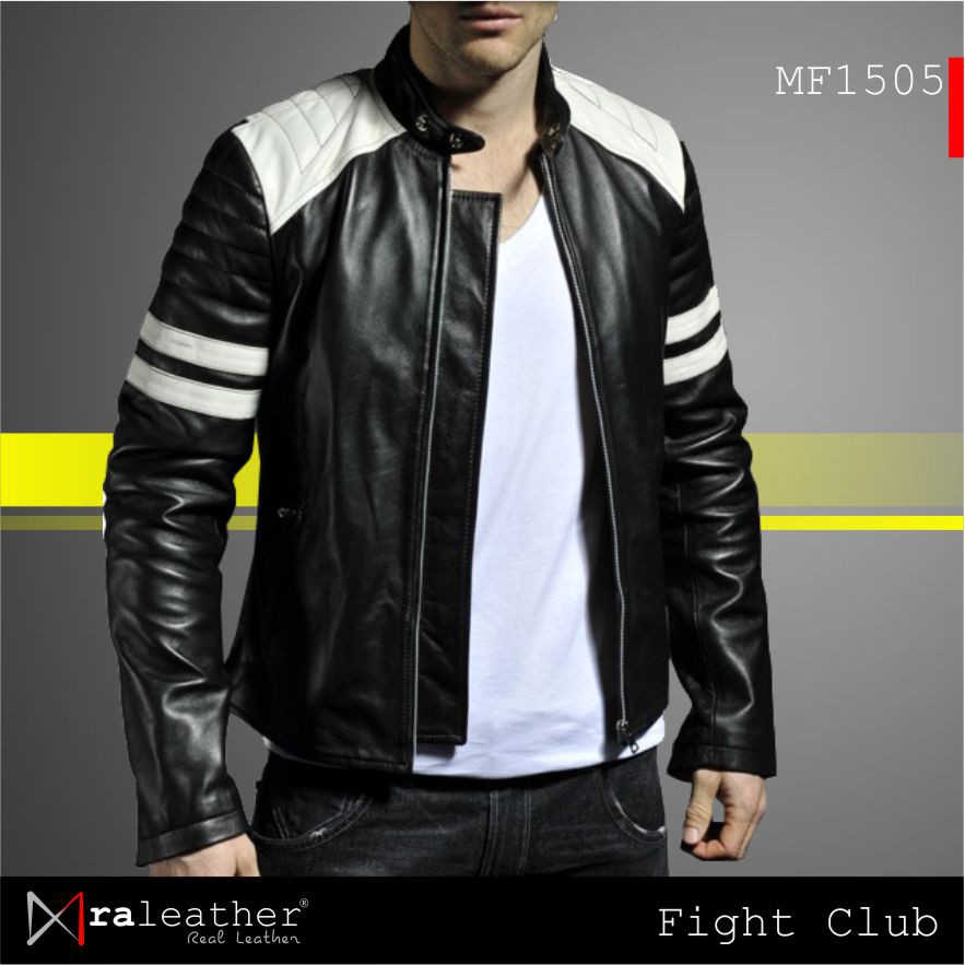 Jaket Kulit Pria Fight Club RA Leather Original - MF1505