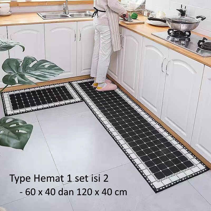 Alas Kaki Dapur Anti Slip Keset Dapur Anti Slip Karpet Dapur Panjang Anti Slip Keset Dekorasi Dapur Karpet Dapur Anti Slip Kitchen Keset Dapur Anti Slip Menyerap Air