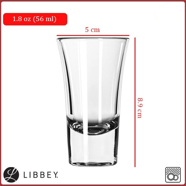 Shooter Glass/ Shot Glass/ Gelas Sloki 56ml - Libbey 5109