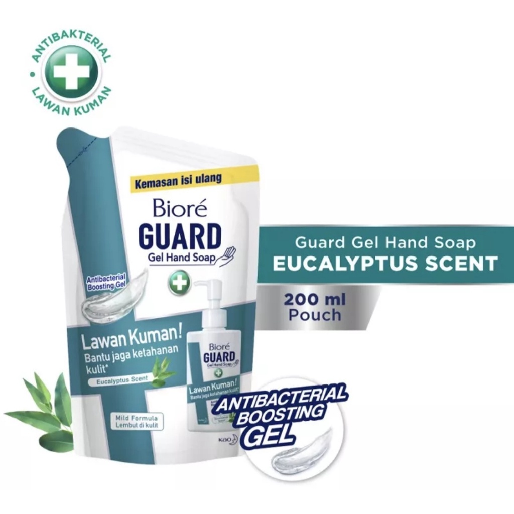 Biore Guard Hand Soap Eucalyptus 200ml