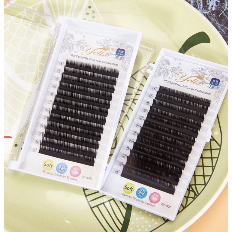 Yelix L Curl Series Easy Fan New Trend L Shaped Lashes Extanxion