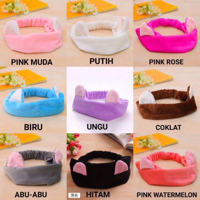 Bandana Kucing Bando Masker Model Cat Shopee Indonesia