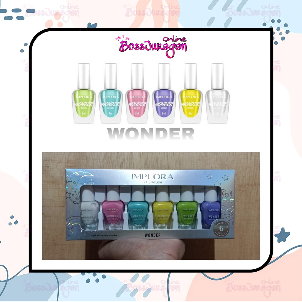 (BOSS) KUTEK - IMPLORA NAIL POLISH NEW - IMPLORA KUTEK WONDER / NUDES / CLEAR / RED (CAT KUKU IMPLORA)