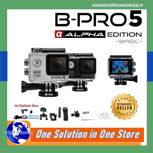 Brica B-Pro 5 Alpha Edition Action Cam AE3S - AE Basic - AE Lite - AE1 4K - AE2 - AE2S - Kamera Bric