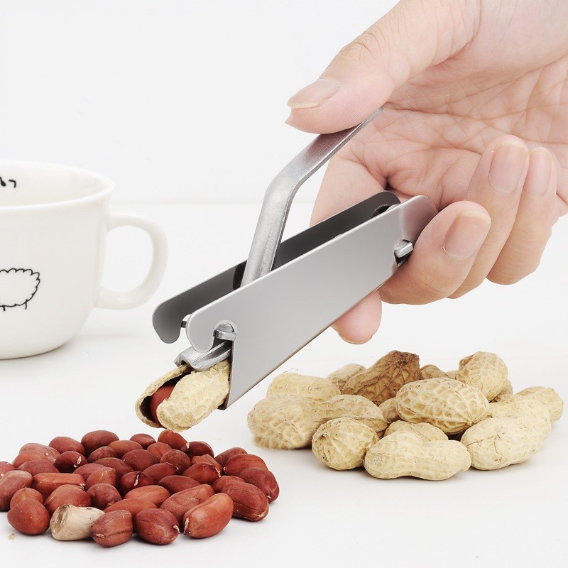Tang Pembuka Kacang Walnut Biji Bunga Matahari Bahan Stainless Steel Untuk Alat Dapur