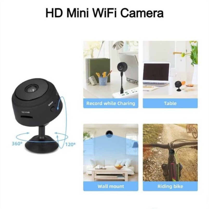 Spy Cam A9 Mini IP Camera Wifi Hd 1080P Micro Kamera Cctv Spy Camera Kamera pengintai