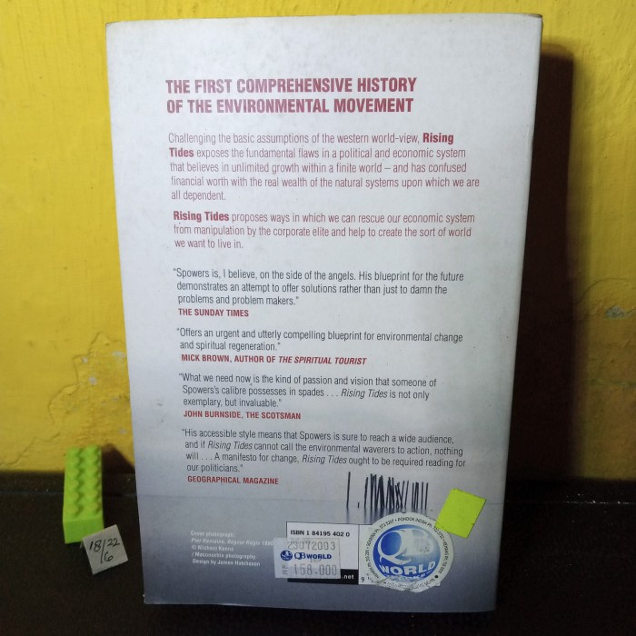 buku bahasa Inggris rising tides the history and future 416 hal