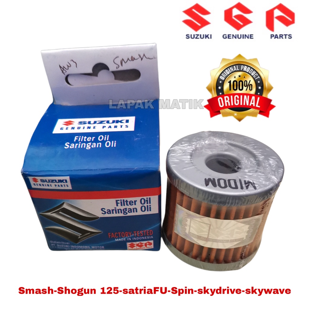 Saringan oli Filter Oli Smash Shogun125 SatriaFU Spin Skydrive Skywave SGP Original