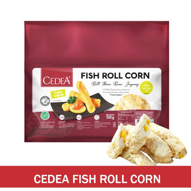 

[SINAR.FRESHMART] CEDEA Fish Roll Corn/Jagung [500g]