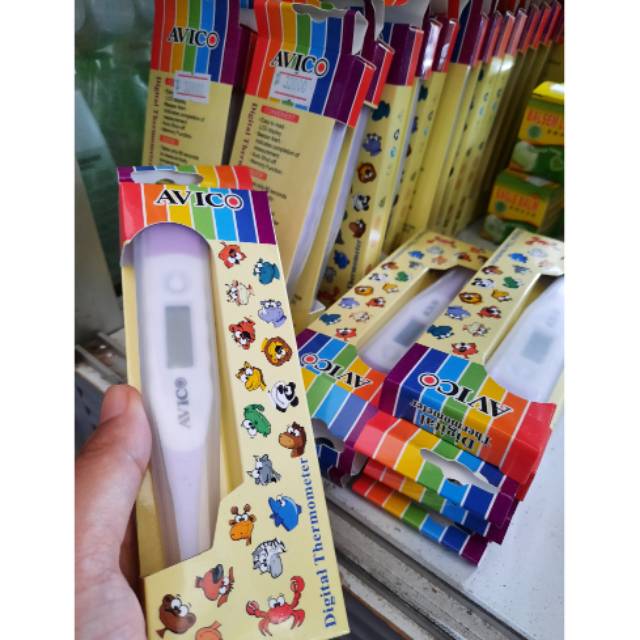 Termometer digital Avico/ Termometer suhu badan / Termometer lentur