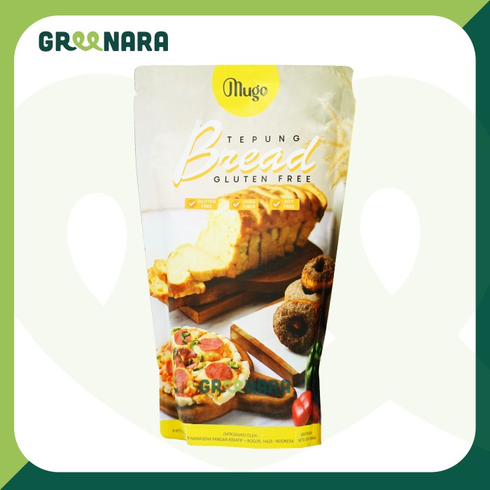 

PROMO [COD] Mugo Tepung Bread Gluten Free 300gr Cocok untuk Bread, Pizza, Donut