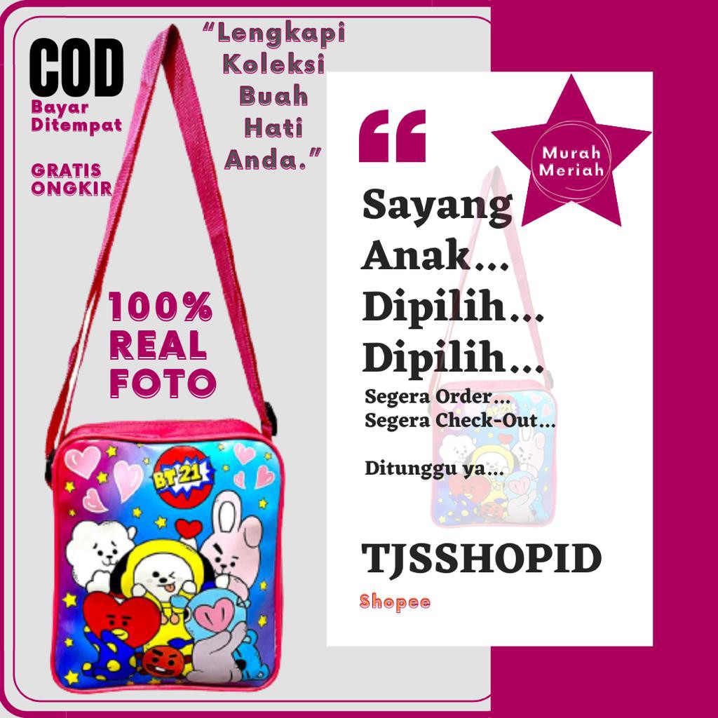 Tas Anak Tas Selempang Anak Tas Selempang Anak Premium Tas Karakter Anak Tas Lucu Tas Murah BT21