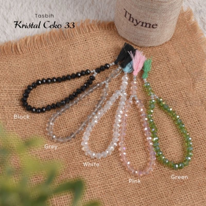 Tasbih Kristal Ceko 33