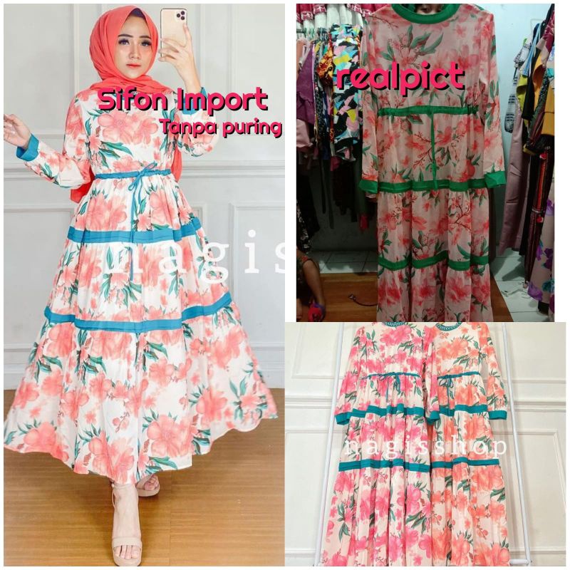 GAMIS BANGKOK IMPORT NADA GISELLA SALSABILA BUTIK