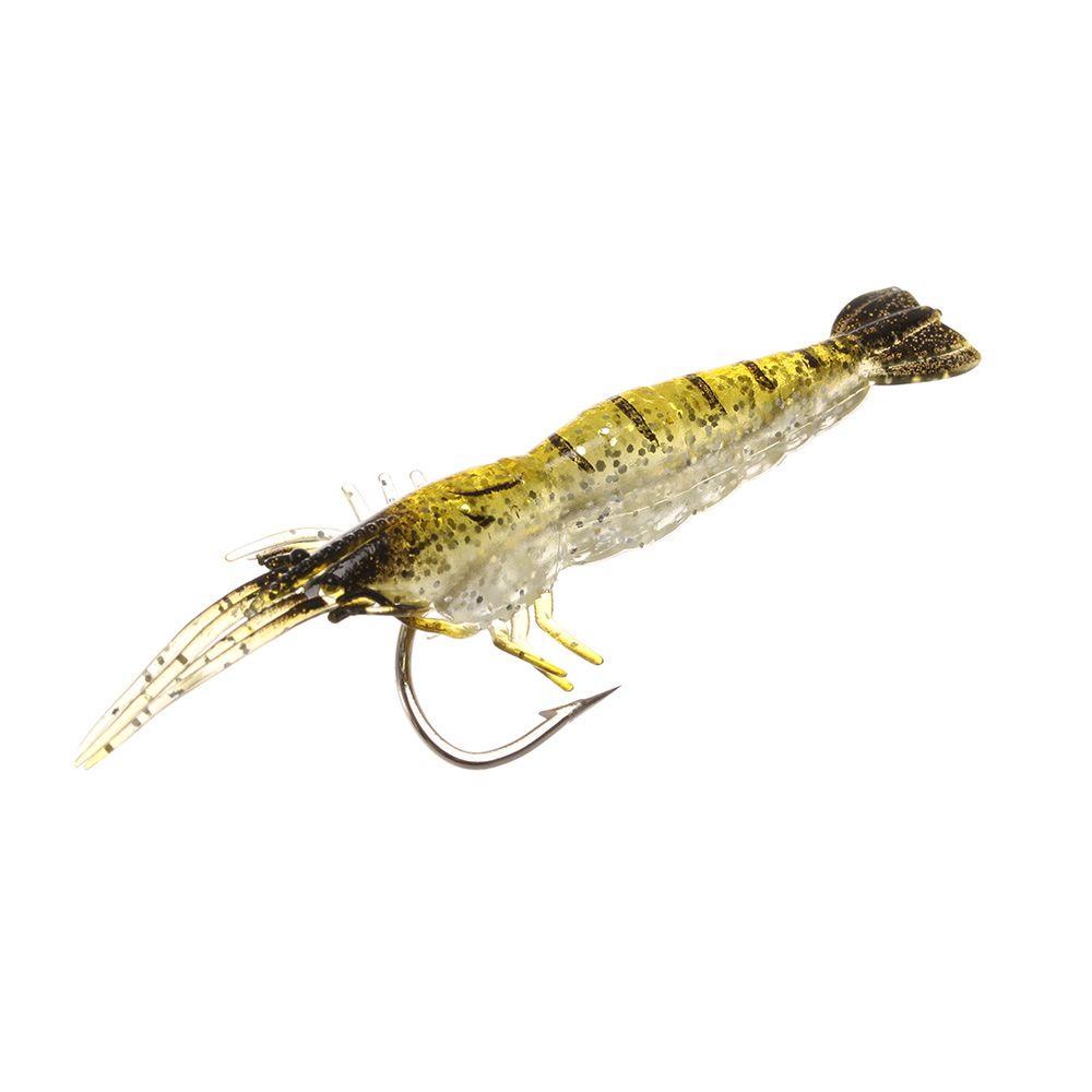 Chookyy 5Pcs/Lot Silikon Udang Lure Simulasi Laut Memancing Biomimetik Lembut Kait Cacing Silikon
