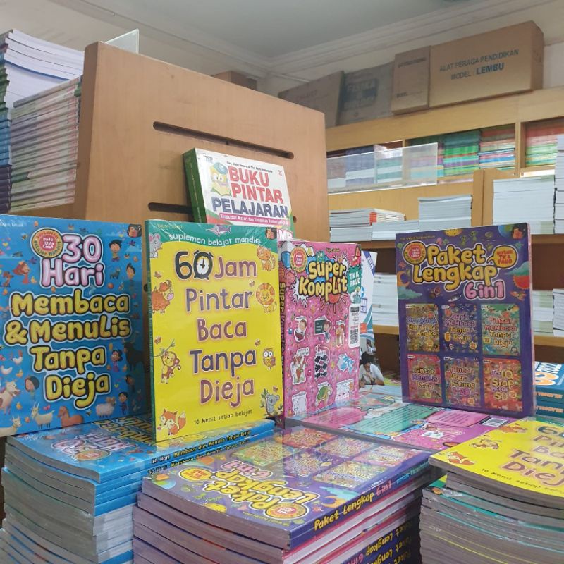 Buku Paket Lengkap Tk &amp; Paud 6 in 1 Untuk Anak Usia Emas