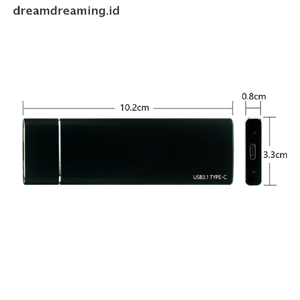 (dreamdreaming.id) Hardisk Eksternal SSD 4TB 1TB 2TB 500GB USB 3.1