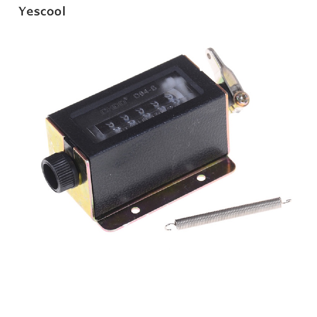 Yescool D94-S 0-S999999 Alat Penghitung Mekanik 6 Digit Resettable