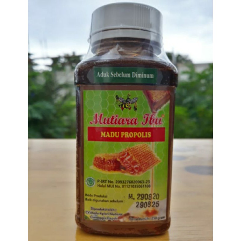 

Madu Asli Honey Propolis - Mutiara Ibu 250gr Rp55.000