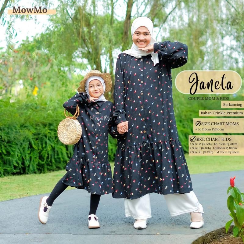 Baju Ibu dan Anak Sarimbitan Kembar Couple Murah
