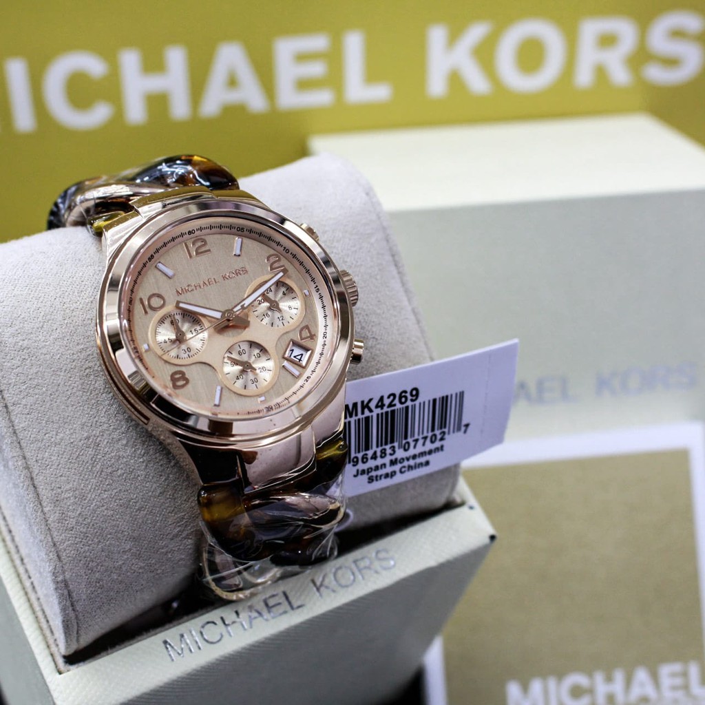 terlaris d=38mm, Michael Kors MK 4269 Original , all stainless steel, chronograph stopwatch, include