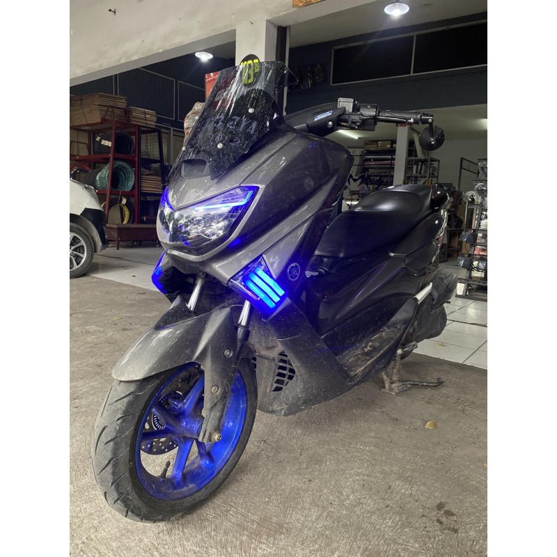 PAKET PROMO ALIS DAN SEIN LED YAMAHA NMAX WARNA PUTIH BIRU MERAH