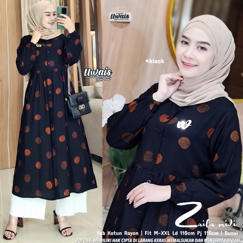 ZAILA MIDI BY UWAIS FASHION