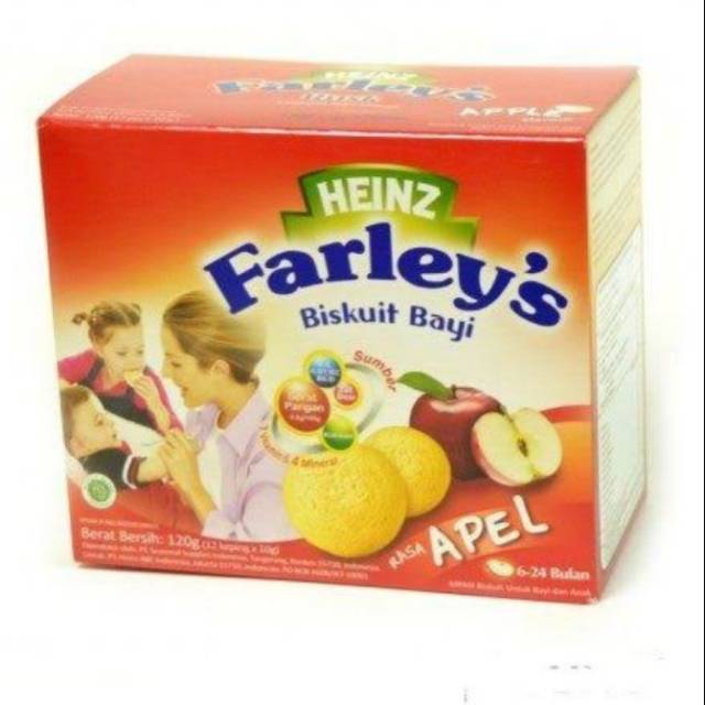 Heinz farley's biskuit bayi rasa apel
