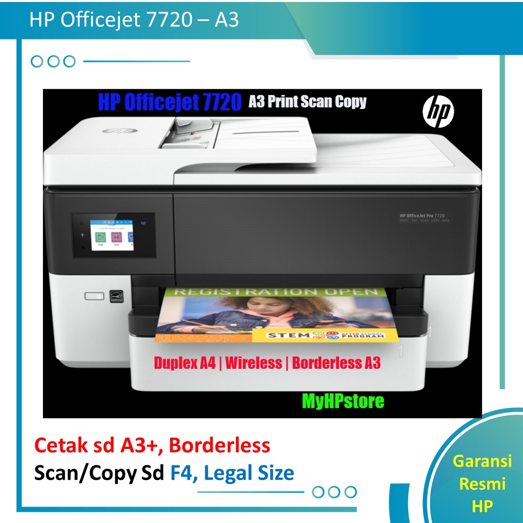 HP Officejet 7720 A3 Printer