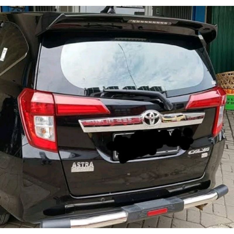 Spoiler topi belakang wing calya dan sigra model sporty plastic abs