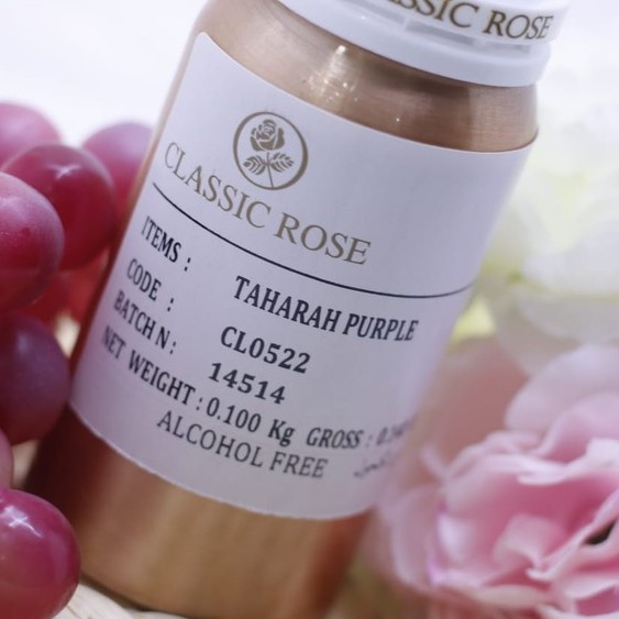 BIBIT PARFUM. SEARAH MUSK TAHARAH. MISIK PURPLE. TAHARAH PURPLE. BIBIT PARFUM CLASSIC ROSE 500 ML.