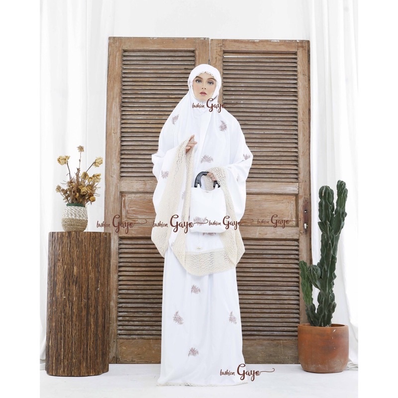 CLAUDIA MUKENA FASHION GAYO MUKENA GAYO MUKENA BORDIR