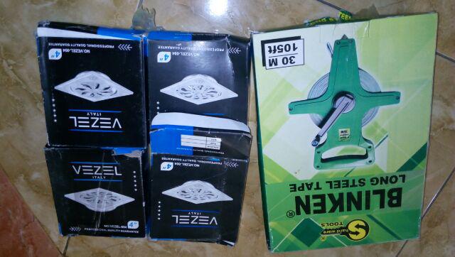 Meteran Tancap  30 Meter - Meteran Tanah - Meteran Gagang Fiber - Meteran Panjang - Meteran Roll