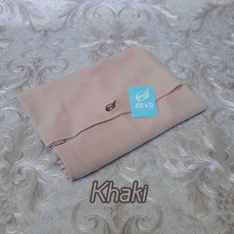 Hijab instan bergo malay | Jersey premium by:devohijab original-KHAKI. BM