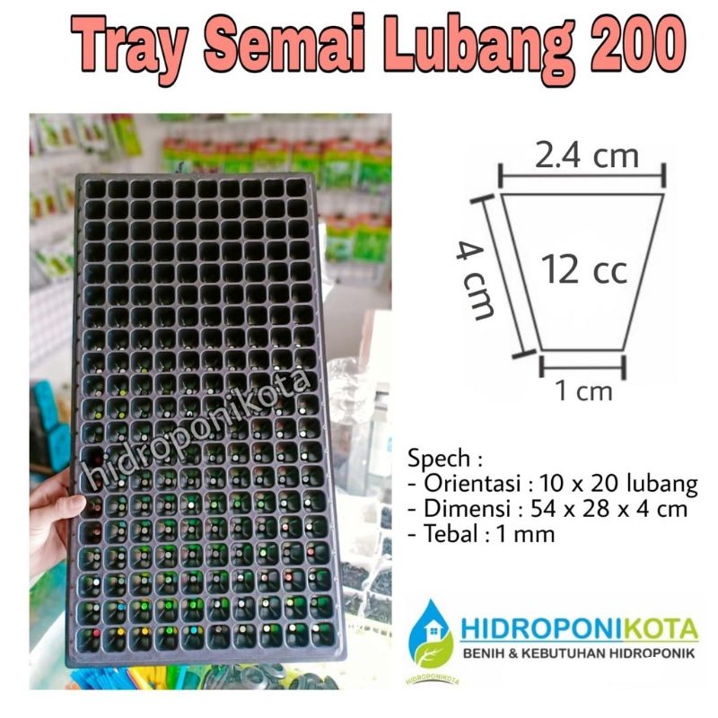 FREE Packing Kardus - Paket Tray dan Alas Semai - Tray Semai Pertanian - Alas Semai - Tebal 1 mm