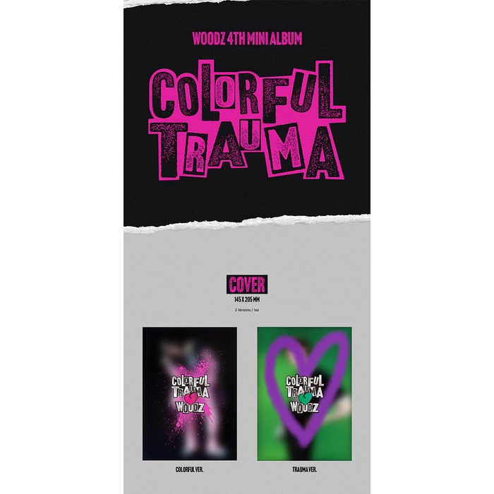 (SET) WOODZ - 4th Mini Album COLORFUL TRAUMA