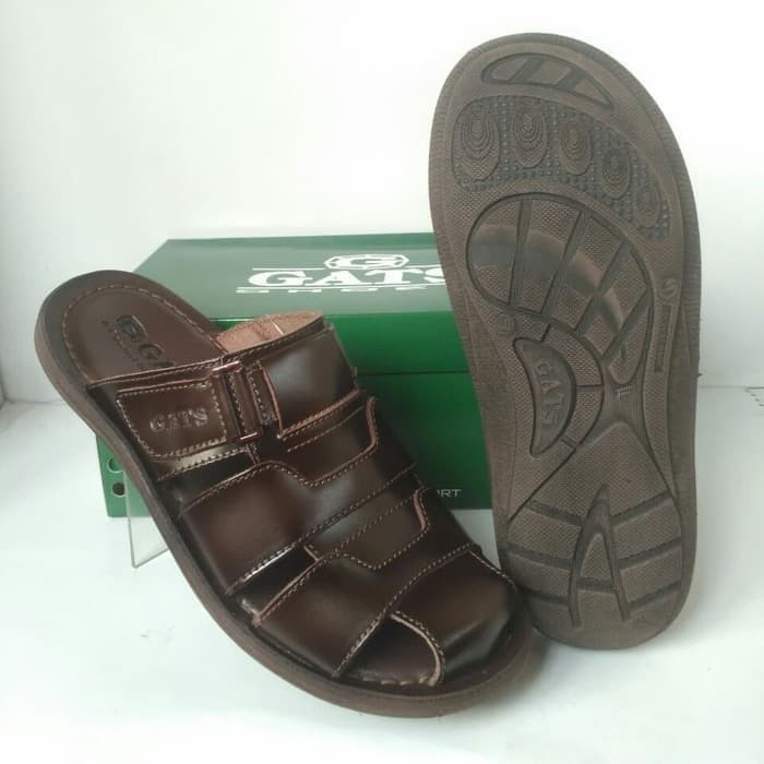 sepatu sandal gats hg 061 brown.original by gats indonesia